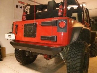 paraurti posteriore jeep jk short foto 2